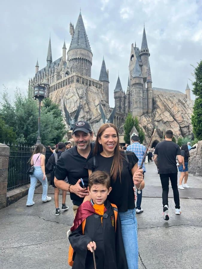 Family at Universal Orlando's Wizarding World